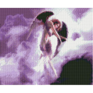 Алмазная мозаика "Девушка с крыльями" Strateg HX007 30х40 см