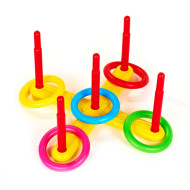 Детский игровой набор Кольцеброс 10140 с 5ю кольцами