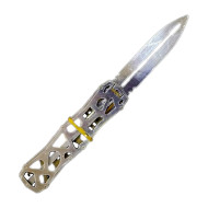 Деревянный сувенирный нож «ВЫКИДУХА» СКЕЛЕТОН SK-CHROM (Хром)
