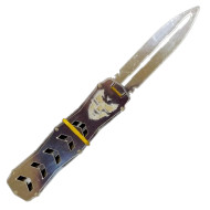 Деревянный сувенирный нож «ВЫКИДУХА» СТРЕЛА ST-CHROM (Хром)