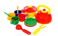 Детский игровой набор посудки ЮНИКА 70316 16 предметов