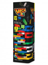 Детская настольная игра Дженга "VEGA COLOR " GVC-01U разноцветная
