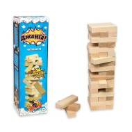 Развлекательная игра "Джанга" 30770, 54 бруска, деревянная, на украинском языке