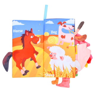 Развивающая книжка-шуршалка 668-230(Farm) английские слова