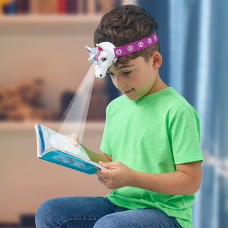 Детский налобный фонарик Сказочный единорог Brainstorm Toys E2074 со светом и звуком
