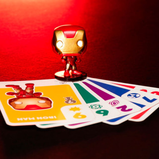 Карточная игра "Железный человек" Something Wild Funko 60495 с фигуркой
