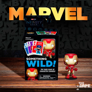 Карточная игра "Железный человек" Something Wild Funko 60495 с фигуркой