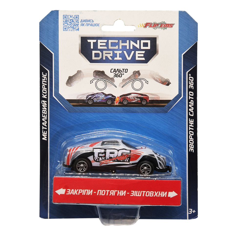 Игровая машинка Крутой переворот Flip'ems TechnoDrive 1312-4 переворот на 360° опт, дропшиппинг
