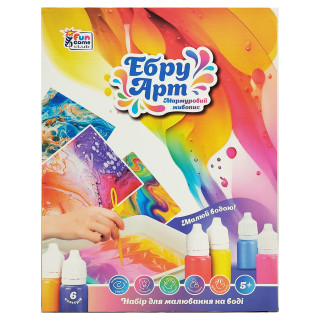Детский набор для творчества в технике Эбру 62742, 6 пигментов