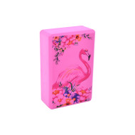 Блок для йоги "Фламинго" MS 0858-13(Pink) EVA 23 х 15 х 7,5 см