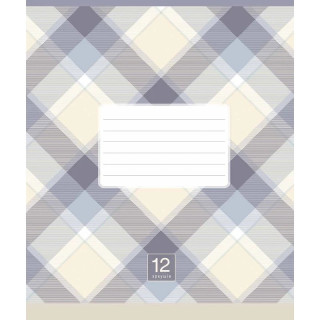 Тетрадь ученическая "Plaid pattern" 024-3345K-1 в клетку, 24 листа