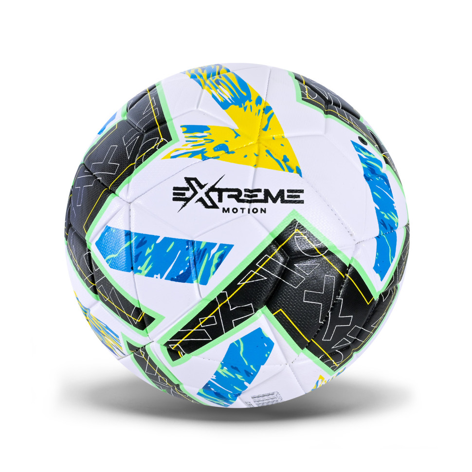 Мяч футбольный FB25673(Black-Yellow) размер №5, PU, 400 гр опт, дропшиппинг