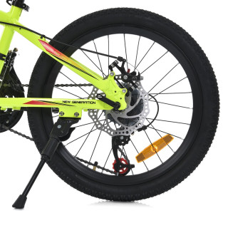 Велосипед подросковый MTB2001-4, 20 дюймов, салатовый
