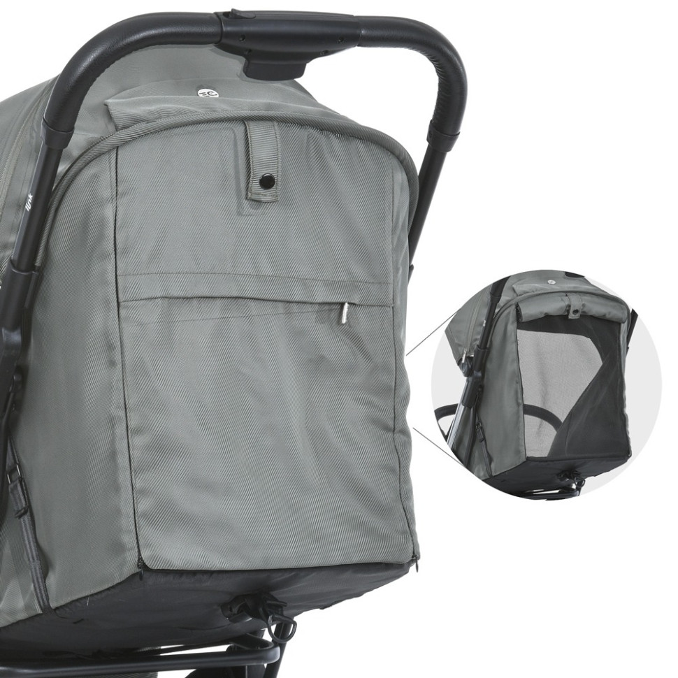 Детская коляска прогулочная LINK ME 1129 Moss Striped опт, дропшиппинг