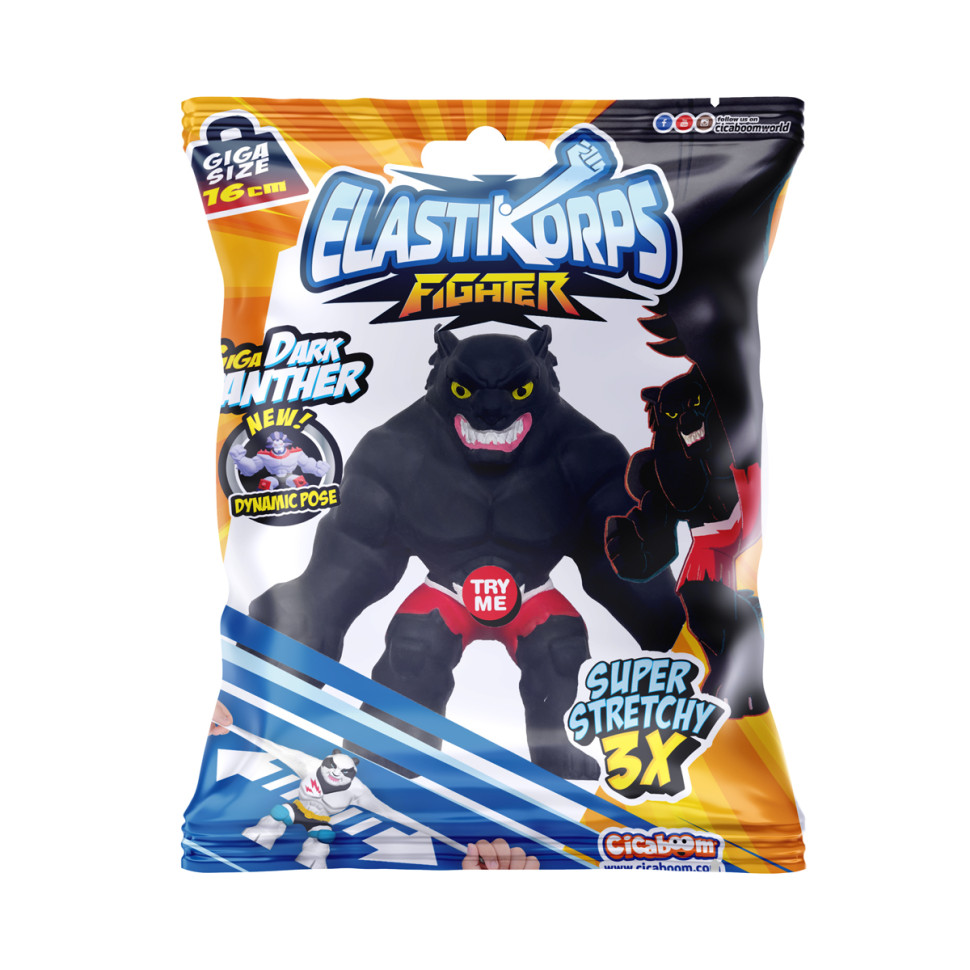 Стретч-игрушка Черная пантера Elastikorps C1016GF15-2021-3 серии