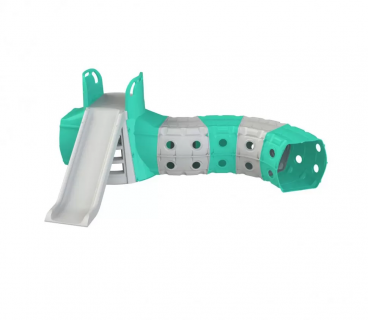 Детская Горка с тоннелем DOLONI-TOYS 01470/, 3 разных цвета