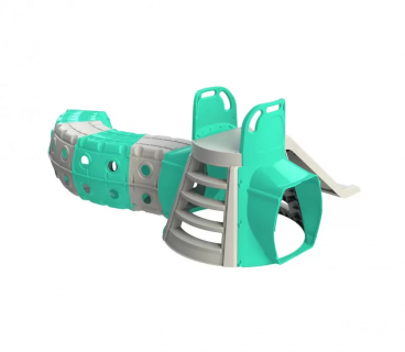 Детская Горка с тоннелем DOLONI-TOYS 01470/, 3 разных цвета
