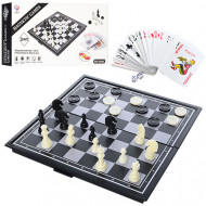 Магнітні шахи і шашки 9888A карти в комплекті