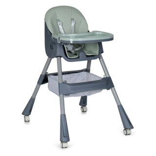 Стільчик для годування M 5722 Mint до 20 кг, складаний, 5-ти точковий, екошкіра