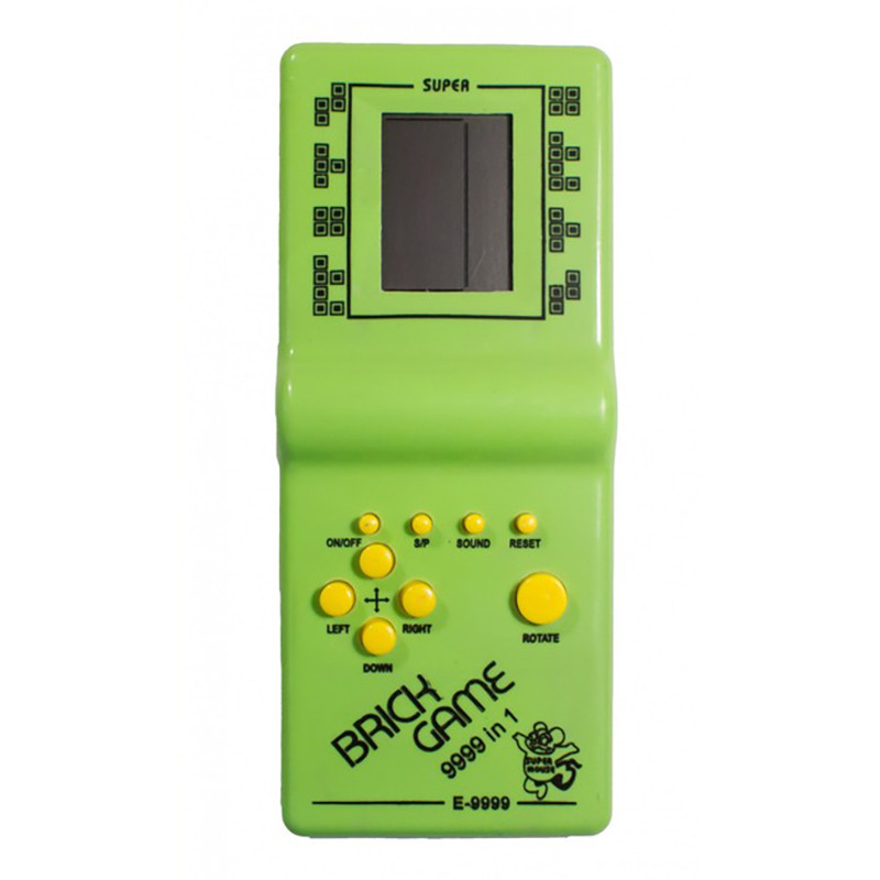 Интерактивная игрушка Тетрис Е 9999(Green) 9999 игр, зеленый опт, дропшиппинг