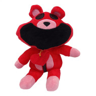 Плюшевая Игрушка Улыбающиеся Зверята из Poppy Playtime Smiling Critters "Медведь" Bambi POPPY(Red) 20 см