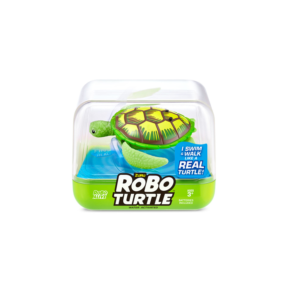Інтерактивна іграшка Робочерепаха Pets & Robo Alive 7192UQ1-4 зелена - гурт(опт), дропшиппінг 