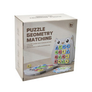 Детская игра сортер Puzzle Geometry Matching ME-104, 2 игровых поля, геометрические фигуры