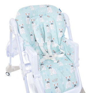 Детский стульчик для кормления M 3233 Puppy Boy Beige на колесиках