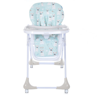 Детский стульчик для кормления M 3233 Puppy Boy Beige на колесиках