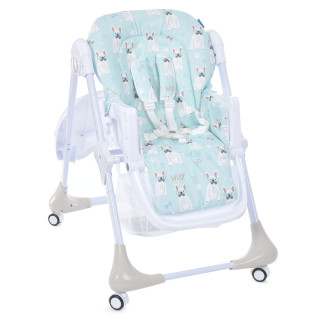 Детский стульчик для кормления M 3233 Puppy Boy Beige на колесиках