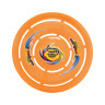 Літаюча тарілка Sports Fun MR 0133(Orange) діаметр 20 см - гурт(опт), дропшиппінг 