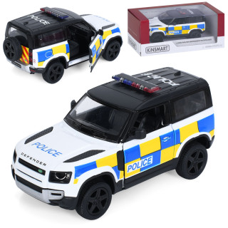 Машинка инерционная Джип Land Rover Defender 90 KT5428WP открываются двери, 1:36