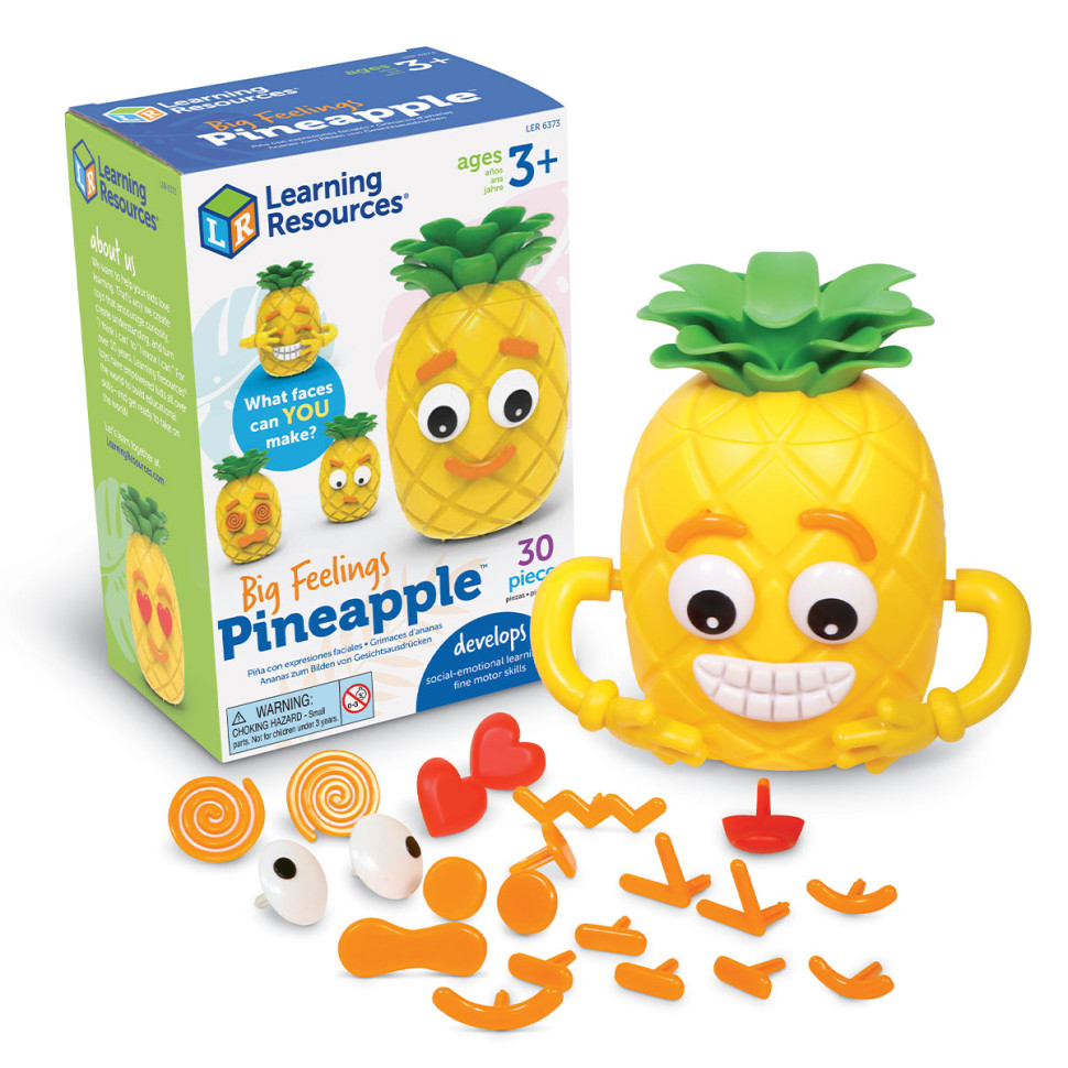 Обучающий набор Что чувствует ананас? Big Feelings Pineapple™ Learning Resources LER6373 опт, дропшиппинг