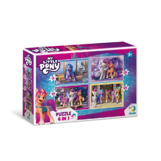 Дитячі Пазли 4 в 1 My Little Pony 