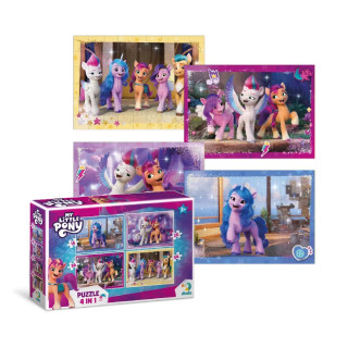 Дитячі Пазли 4 в 1 My Little Pony 