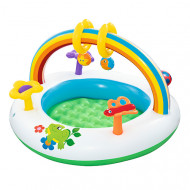 Детский надувной бассейн BW 52239 с аркой и игрушками