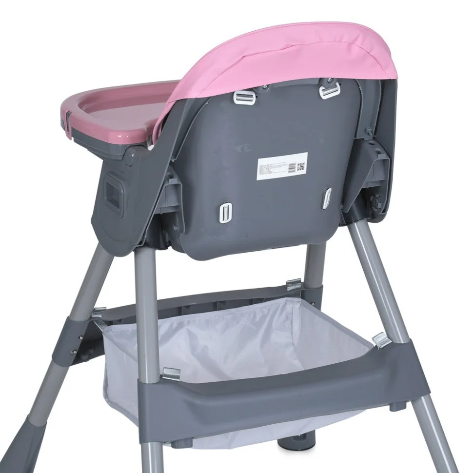 Стільчик для годування M 5722 Lilac до 20 кг, складаний, 5-ти точковий, екошкіра - гурт(опт), дропшиппінг 