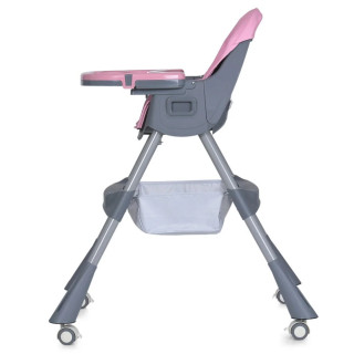 Стульчик для кормления M 5722 Lilac до 20 кг, складной, 5-ти точечный, экокожа