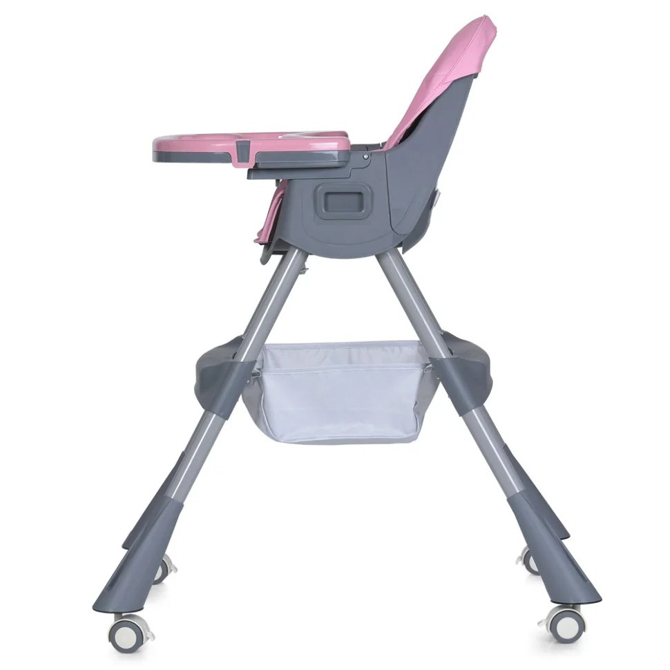 Стільчик для годування M 5722 Lilac до 20 кг, складаний, 5-ти точковий, екошкіра - гурт(опт), дропшиппінг 