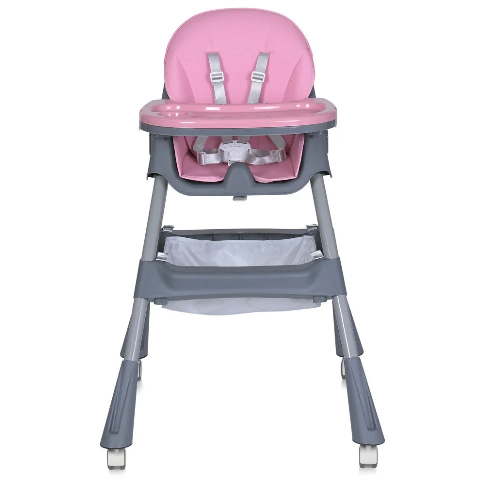 Стільчик для годування M 5722 Lilac до 20 кг, складаний, 5-ти точковий, екошкіра - гурт(опт), дропшиппінг 