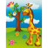 Роспись по холсту.  "Весёлый жирафик" 7100/1, 18х24 см опт, дропшиппинг