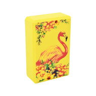 Блок для йоги "Фламинго" MS 0858-13(Yellow) EVA 23 х 15 х 7,5 см