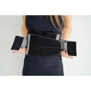 Пояс-корсет для поддержки спины "Waist Shaper" Power System 6031GR-3 Grey, S/M