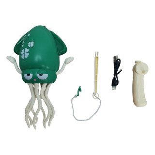 Интерактивная игрушка "Танцующий кальмар" 158-21C(Green) зеленый