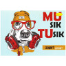 Тетрадь для нот MUsik TUsik АП-0405-2 А5, 12 листов, скоба опт, дропшиппинг