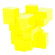  Дзеркальний кубик "Mirror Yellow-Зеркальний кубик" SC357 жовтий - гурт(опт), дропшиппінг 