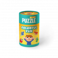 Детский пазл/игра Mon Puzzle "Цветные развлечения" 200105, 6 двусторонних пазлов на 4 элемента 