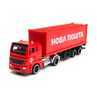 Автомодель коллекционная Фура "Нова Пошта" TechnoDrive 250416CG масштаб 1:64
