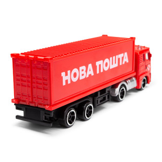 Автомодель коллекционная Фура "Нова Пошта" TechnoDrive 250416CG масштаб 1:64