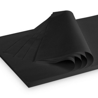 Цветная бумага двусторонняя "Black Paper" 741151, 10 страниц, черный